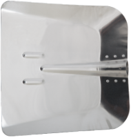 Square Aluminum Snow Shovel HM / L[mm]: 350; l[mm]: 340; G[mm]: 1.5; C[pcs]: 1