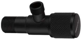 Black Stainless Steel Angle Valve with Ceramic Cartridge 1186