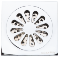 Square Floor Drain Trap with Non-return Flap