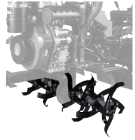 Tiller Blades for Ride-On Minitractor R1200 EvoTools +Plus®.