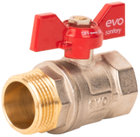 Ball Valve - Butterfly Handle F-M 2077