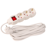 Electric Extension Lead with Switch 3 Sockets (3P) EvoTools®