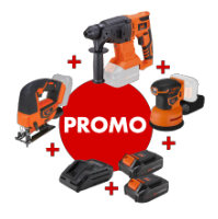 2-Tool Cordless Kit with 4Ah Batteries and Charger (Free 681325 Sander)