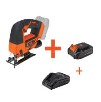 Cordless jigsaw kit with battery and charger MAX 20V ONE EvoTools®