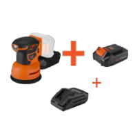 Cordless rotary sander kit with battery and charger MAX 20V One EvoTools®