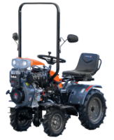 Ride-on power tiller (mini tractor) 4x4 diesel KAMA engine electric start R1200-1 EvoTools +Plus®