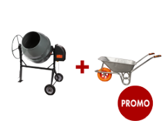 Concrete Mixer EvoTools +Plus® + Wheelbarrow PROMO 1+1