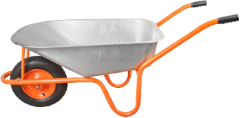 Wheelbarrow P with Pneumatic Wheel and Metal Rim EvoTools®