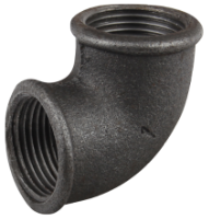 Black Elbow 90 Female Thread - Female Thread