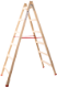 Double wooden ladder 2092