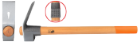 Adze with Wooden Handle