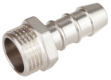 Nickel-Plated Hose Connector Male Thread