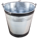 Galvanized Well Bucket
