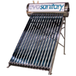 Pressurized Solar Panel System with Heat Pipe Tubes INOX D