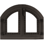 Garden Oven Door with Glass Romanian Motifs