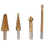 Step Drill Bit Set (4 pcs)