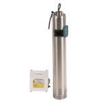 Submersible Centrifugal Pump 750W, Stainless Steel, 6 Turbines, Control Panel, Bottom Suction EvoSanitary®
