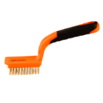 Copper-Plated Steel Wire Brush, Plastic Handle, 2 Colors, Mini